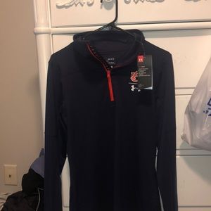 Never worn auburn 3/4 zip
